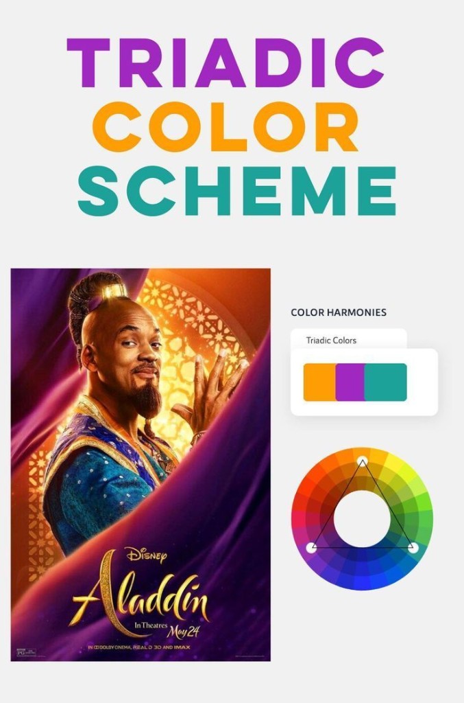 Analogous color scheme — sunset warm palette