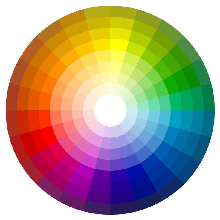 Monochromatic color scheme — blue tones gradation