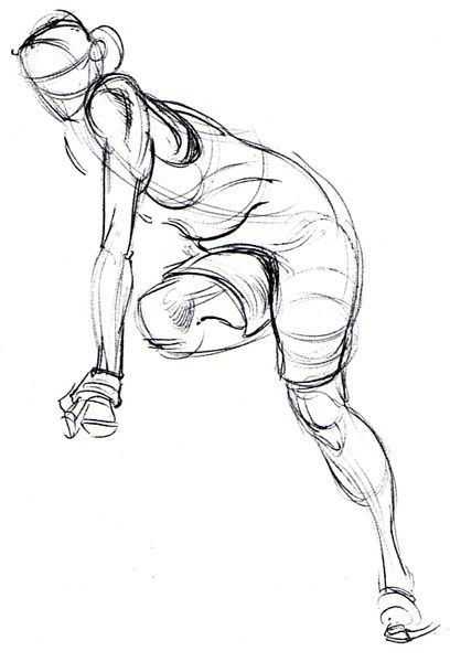 Gesture động — line of action và khối cơ bản