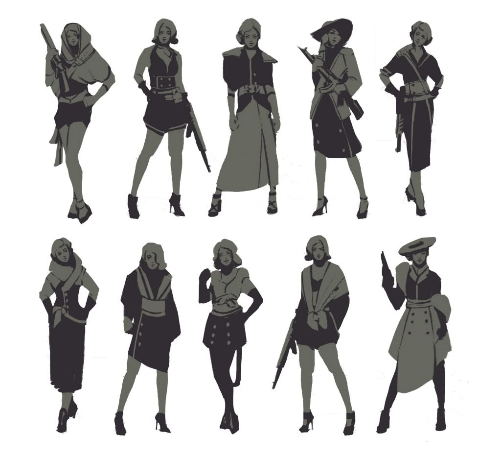 Minh họa silhouette test — đọc dáng từ hình bìa